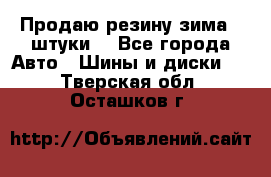 Продаю резину зима 2 штуки  - Все города Авто » Шины и диски   . Тверская обл.,Осташков г.